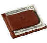 Cutter & Buck leather money clip